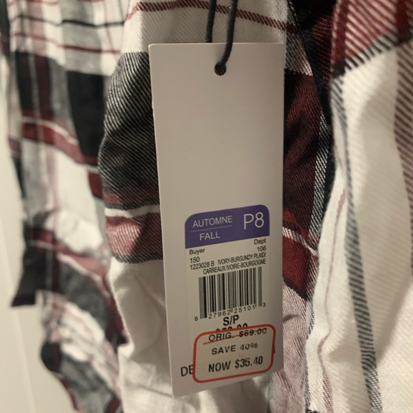 Plaid Dex shirt small - Picture 3 of 3